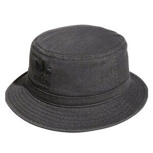 Adidas Unisex Originals Washed Bucket Hat Cap Gray - New